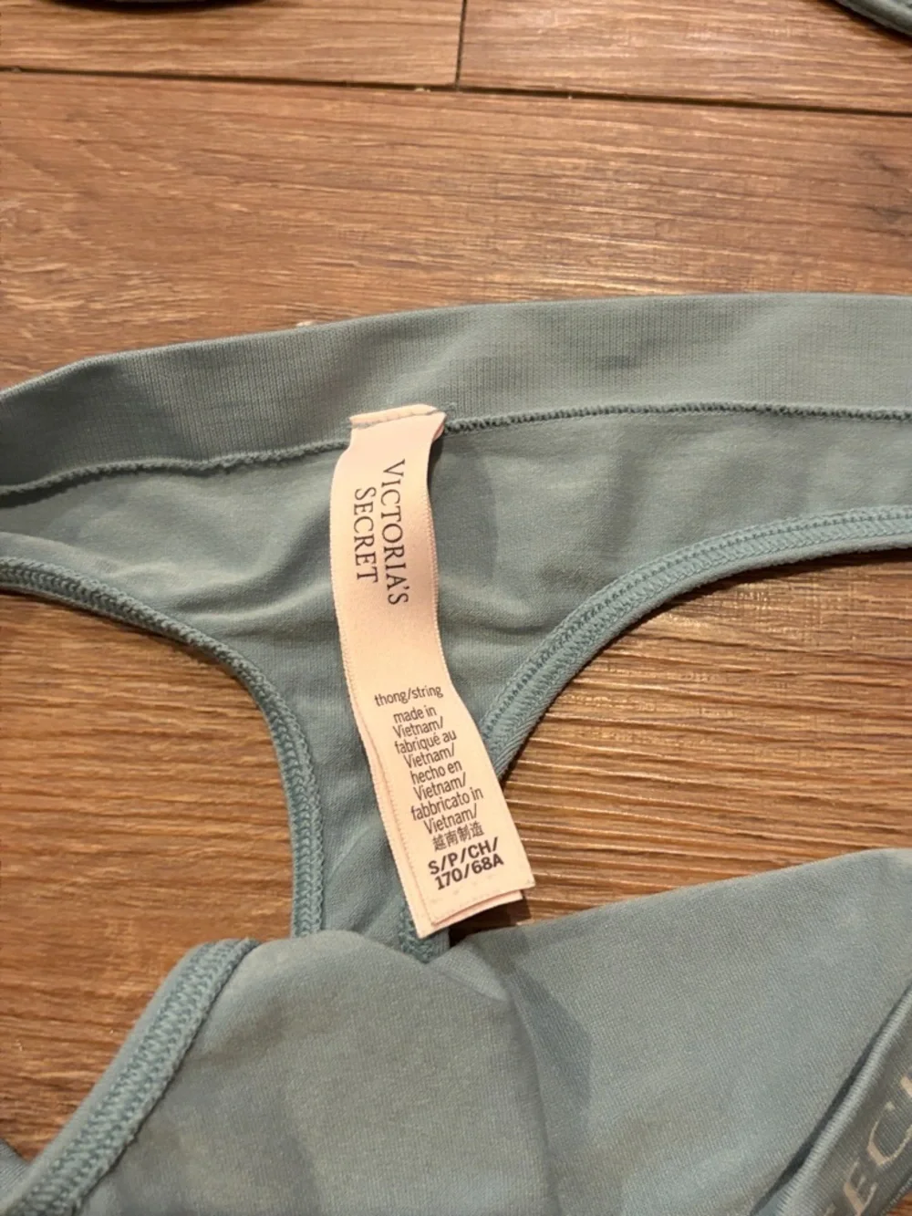 Victoria's Secret Light Sage T-Shirt Bra & Bikini Set